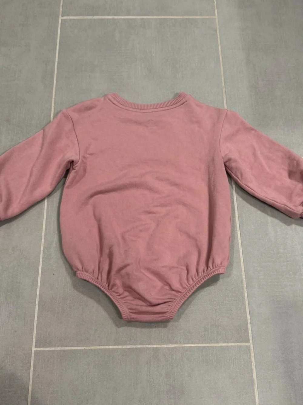 Cloud Island Baby Girls' Pink 'Love' Long-Sleeve sweatshirt bubble onsie